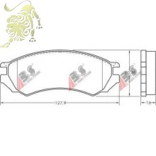 GDB1005/GDB7030 Колодки тормозные дисковые NISSAN PRIMERA P10 90+ (36739 ABS)