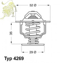 4269.78 WAHLER Термостат HONDA (START079)