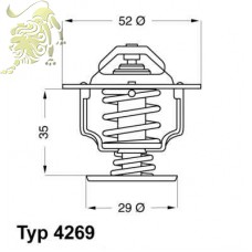 4269.78 WAHLER Термостат HONDA (START079)