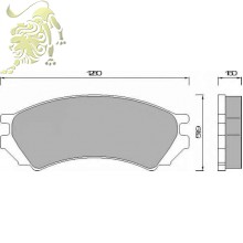 GDB1005/461881 Колодки тормозные передние Nissan (C11050ABE)