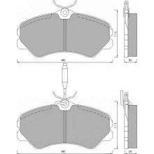 GDB447 Колодки тормозные CITROEN C25/FIAT DUCATO/PEUGEOT J5 (D674E DAFMI)