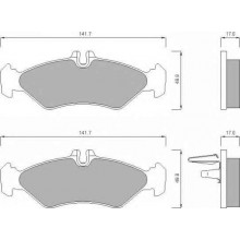 GDB1782 Тормозные колодки перед. Opel Insignia/Saab 9-5 08+ R16 (QH, BP1661)