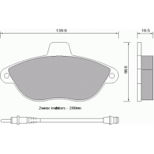GDB1216/742581 Колодки тормозные FOMAR CITROEN/FIAT/PEUGEOT JUMPY/SCUDO (RM1118 GOODREM)