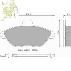 GDB1216/742581 Колодки тормозные FOMAR CITROEN/FIAT/PEUGEOT JUMPY/SCUDO (RM1118 GOODREM)