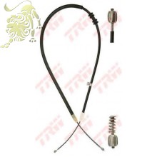 AD41.0211.1 Трос ручного тормоза задн. лев. RENAULT Kangoo (600кг) 97+ (LINEX350187)