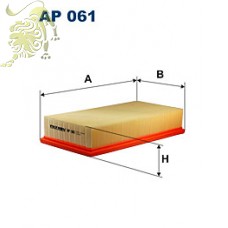 AP061 FILTRON Фильтр воздушный FORD/VOLVO (WA6226)(AF 1648)