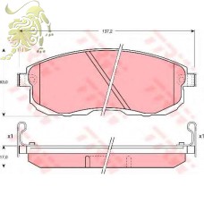 GDB1003 Колодки тормозные дисковые Nissan (D1119M Kashiyama) GDB1003 Колодки тормозные дисковые Nissan (D1119M Kashiyama)