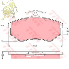 GDB1048 Колодки тормозные дисковые VW Vento, Passat, CHERY Tiggo (RM1082) с датчиками GDB1048 Колодки тормозные дисковые VW Vento, Passat, CHERY Tiggo (RM1082) с датчиками