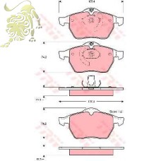 GDB1271/GDB1717 Колодки тормозные передние OPEL (RM1260 GOODREM)