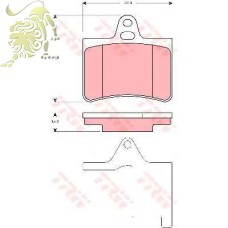GDB1450  Тормозные колодки задние C5 1.8-3.0 (C2C007 ABE)