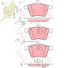 GDB1459/GDB1391 Колодки тормозные передние T4 2.5 R15 (RM1131) GOODREM