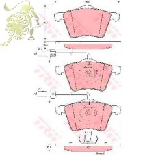 GDB1459/GDB1391 Колодки тормозные передние T4 2.5 R15 (RM1131) GOODREM GDB1459/GDB1391 Колодки тормозные передние T4 2.5 R15 (RM1131) GOODREM