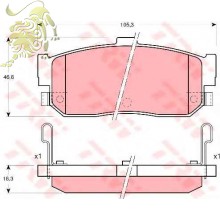 GDB3274/GDB3181/GDB1015/GDB1172/GDB3111 Тормозные колодки задние NISSAN (LPR 05P602)