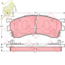 GDB3192/GDB1139 Колодки тормозные дисковые LUCAS GDB3192/GDB1139 Колодки тормозные дисковые LUCAS