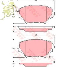 GDB3251 Колодки тормозные передн. RAV4/Tiggo (DBS3245 Hexen) GDB3251 Колодки тормозные передн. RAV4/Tiggo (DBS3245 Hexen)