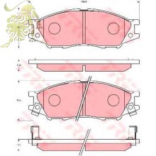 GDB7043 Колодки тормозные перед/SASUNGSM3.NISSAN ALMERA (SP1156/D647E)