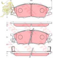 GDB7043 Колодки тормозные перед/SASUNGSM3.NISSAN ALMERA (SP1156/D647E) GDB7043 Колодки тормозные перед/SASUNGSM3.NISSAN ALMERA (SP1156/D647E)