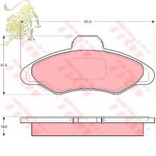 GDB897/GDB1418/GDB1349 Колодки тормозные FORD (211710070200 BRECK)