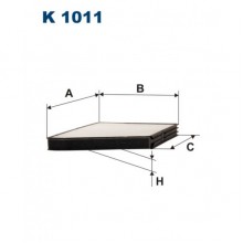 K1011 FILTRON Фильтр салона Daewoo NubiraLanos (WP6822)