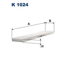 K1187A Фильтр салона (угольный) HONDA NF6151C
