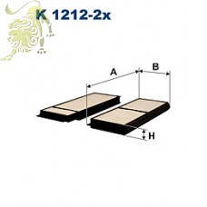 K1212 Фильтр салона Mazda 3