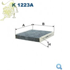 K1223A FILTRON Фильтр салона (B4X024CPR) Cruze, Insignia, Astra j