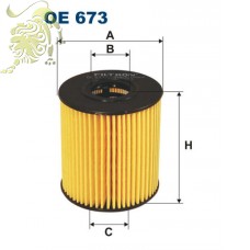 OE673 FILTRON Фильтр масляный PEUGEOT/CITROEN/FORD (OE18019/VL 586503)