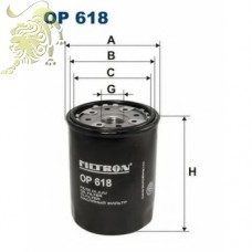 OP618 FILTRON Фильтр масляный TOYOTA (4801012010/KFLG-078) RIDER